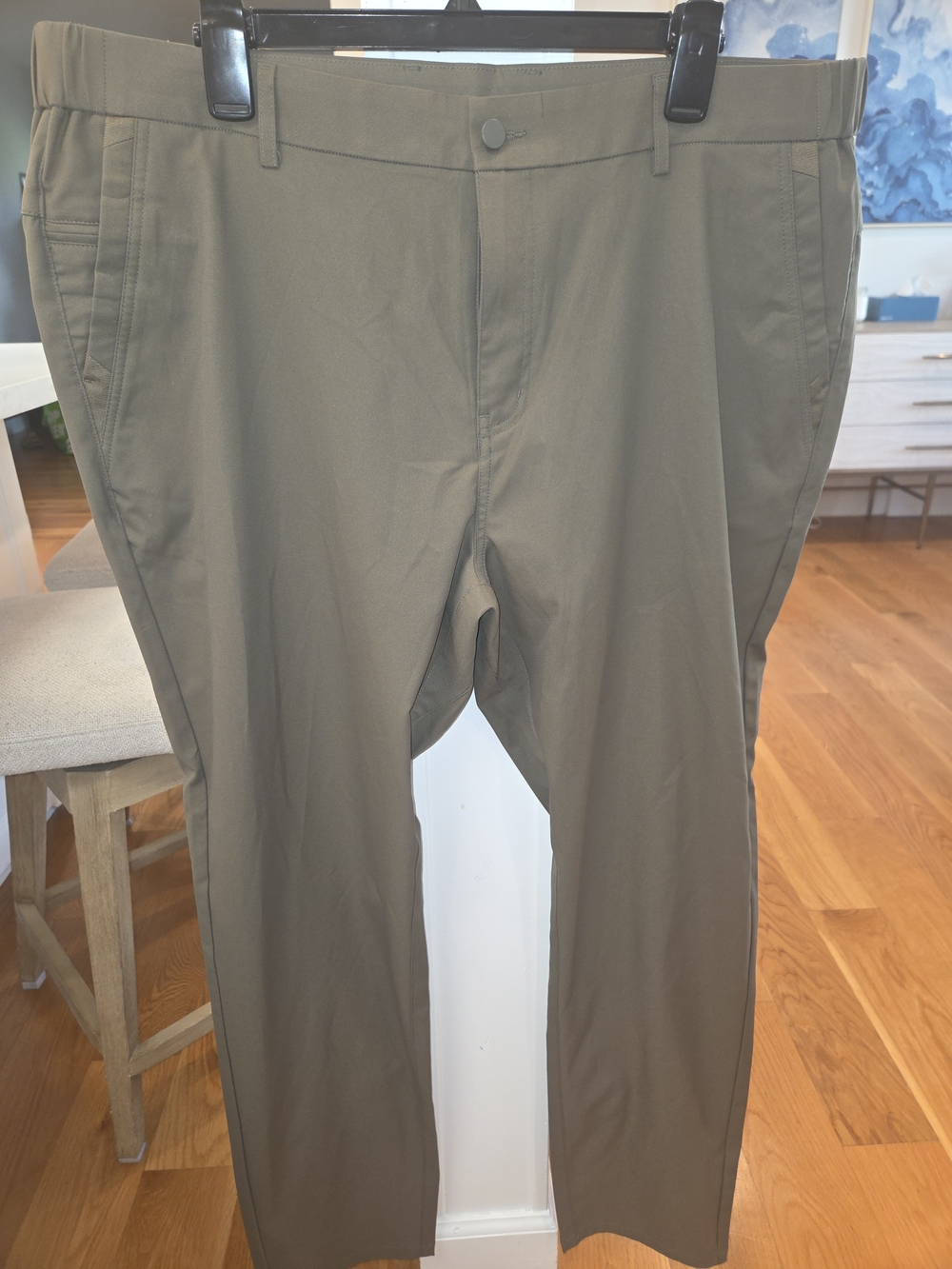 Jack Archer Men's Olive Green Tonal Stretch Performance Chino Pants 38x32